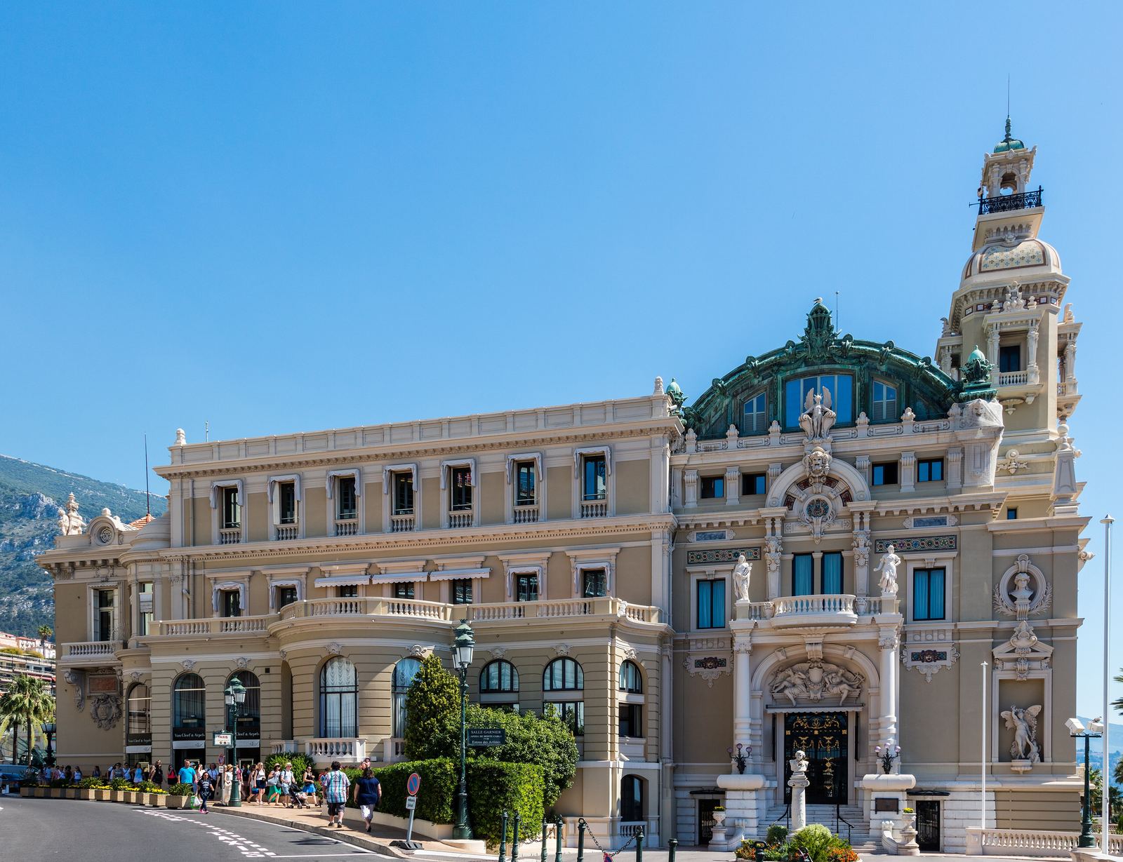 The Belle Epoque facade of the Casino de Monte-Carlo