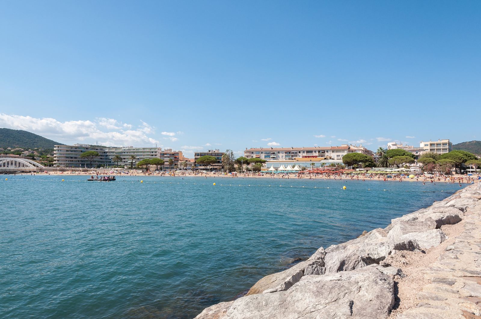 The beach at Sainte-Maxime